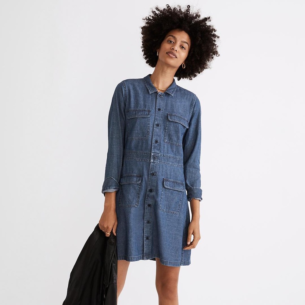 Madewell Denim Lightweight Dress. NWT